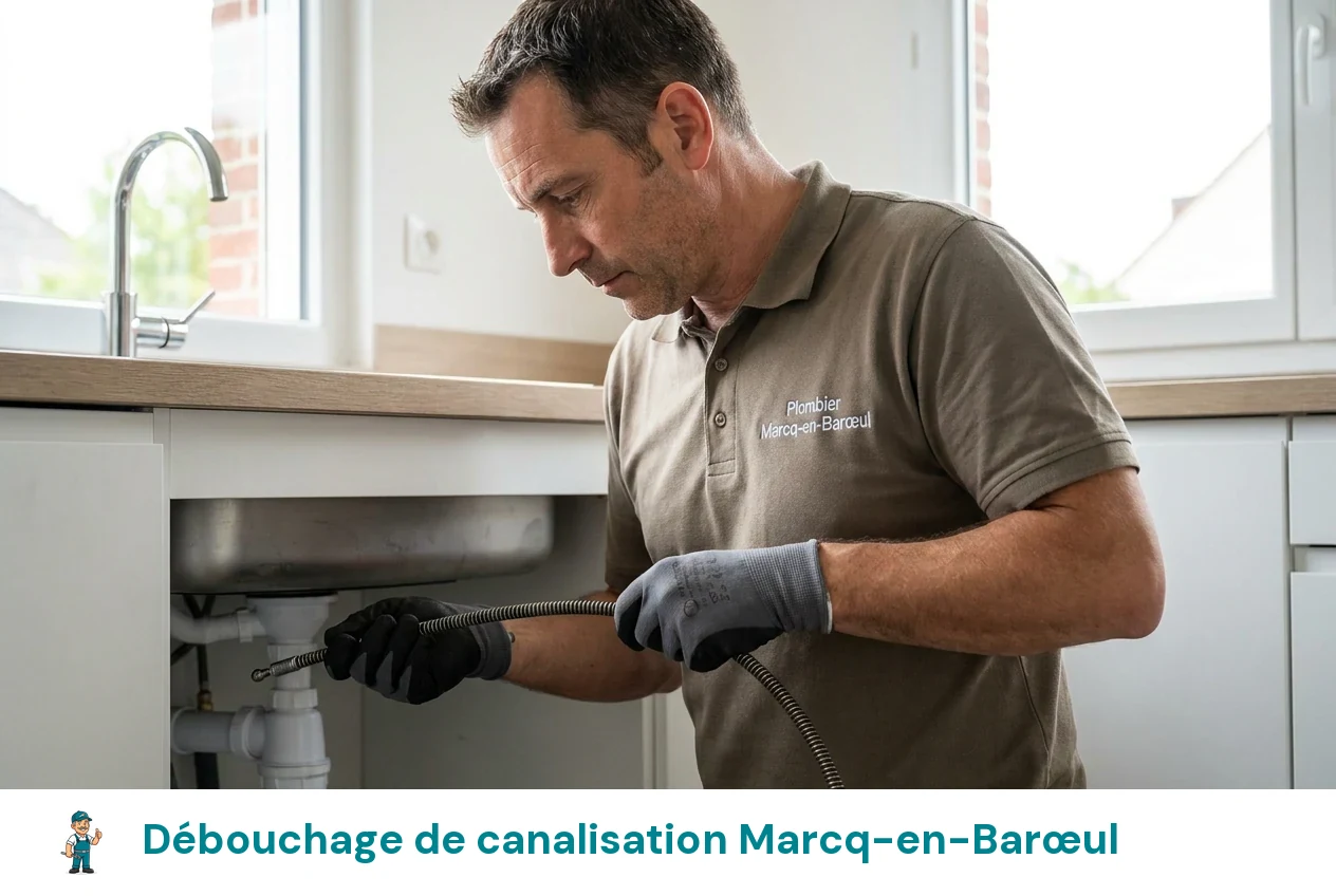 Débouchage de canalisation à Marcq-en-Barœul