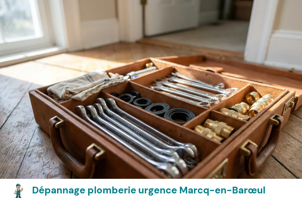 Dépannage plomberie urgence à Marcq-en-Barœul