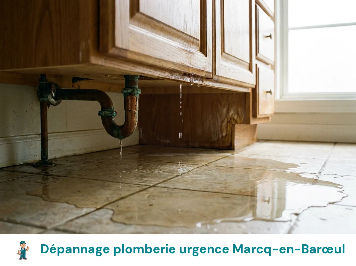 Dépannage plomberie urgence à Marcq-en-Barœul