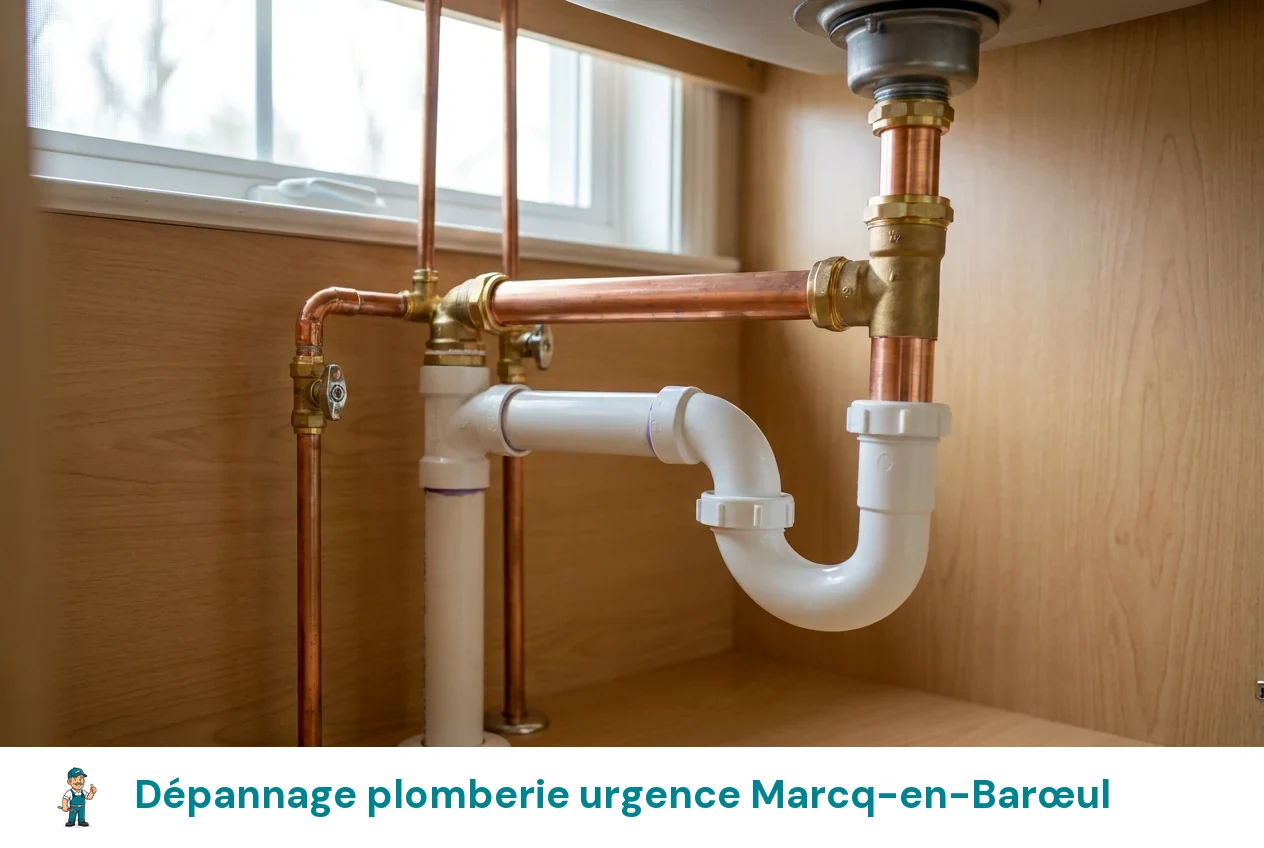 Dépannage plomberie urgence à Marcq-en-Barœul