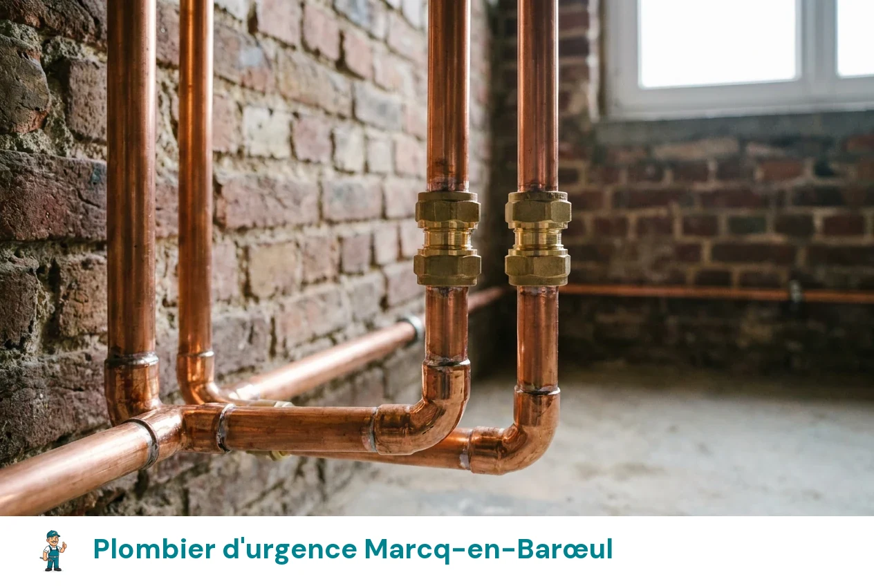 Plombier d'urgence à Marcq-en-Barœul