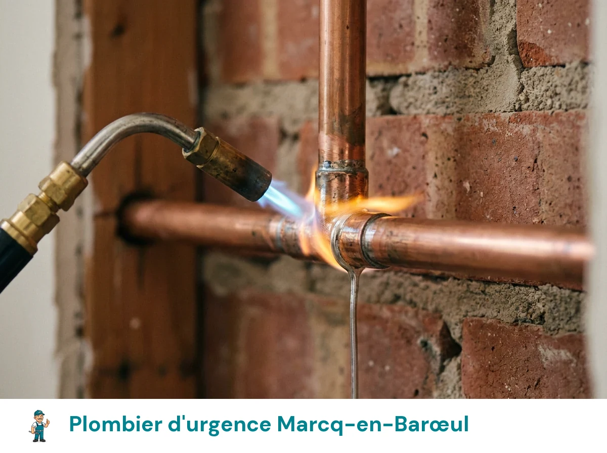 Plombier d'urgence à Marcq-en-Barœul
