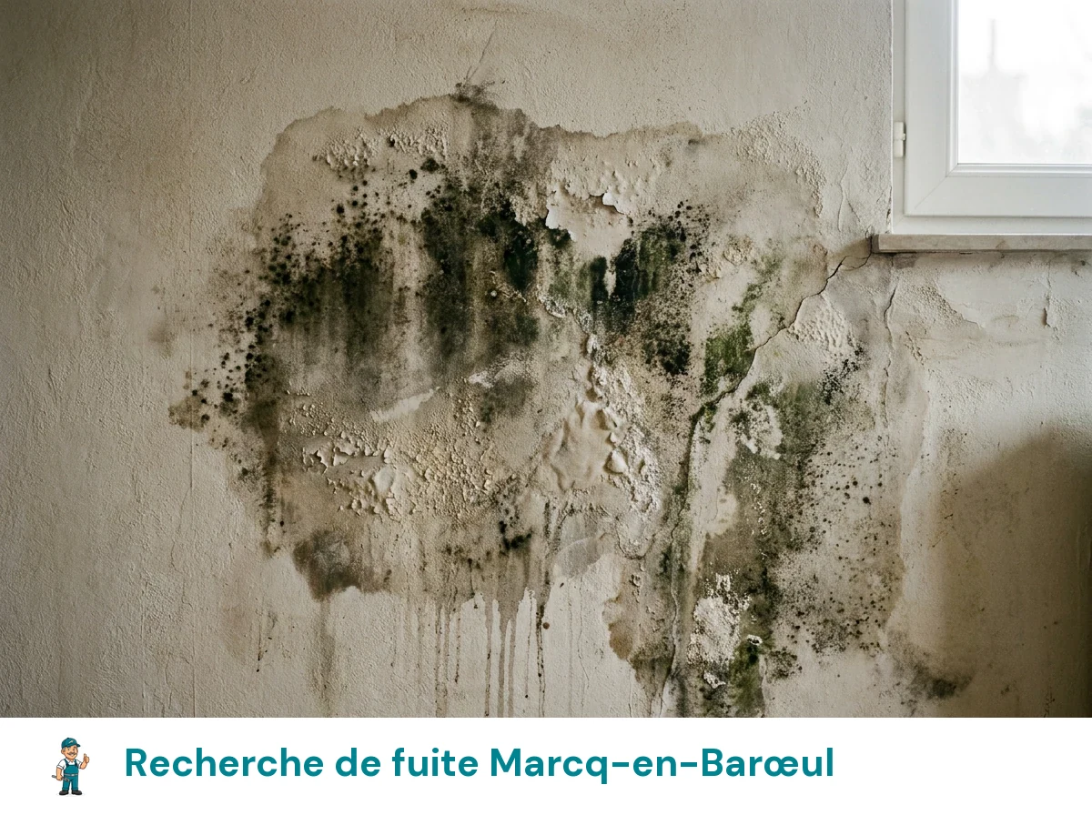 Recherche de fuite à Marcq-en-Barœul