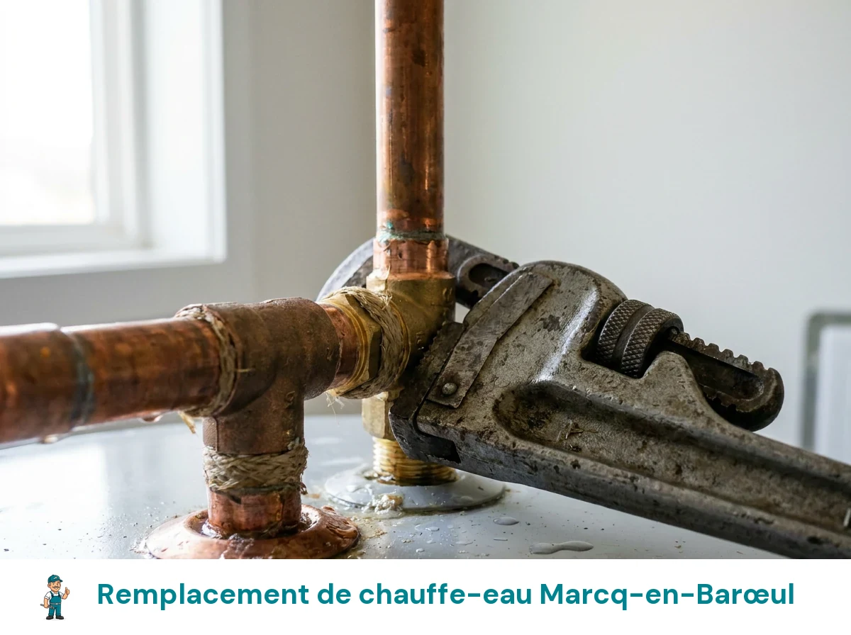Remplacement de chauffe-eau à Marcq-en-Barœul