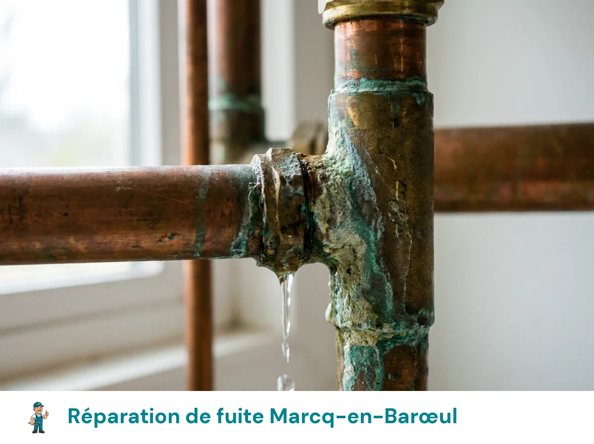 Réparation de fuite à Marcq-en-Barœul