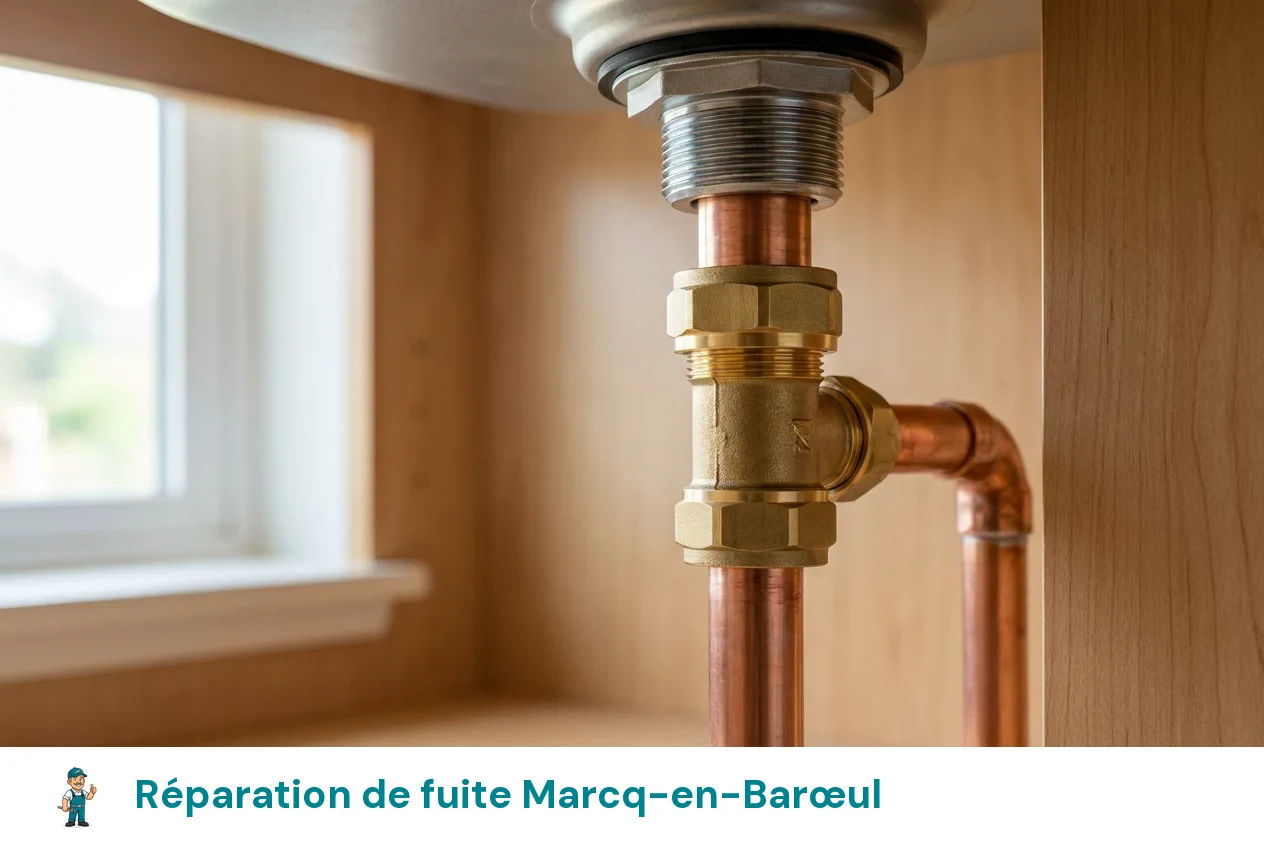 Réparation de fuite à Marcq-en-Barœul