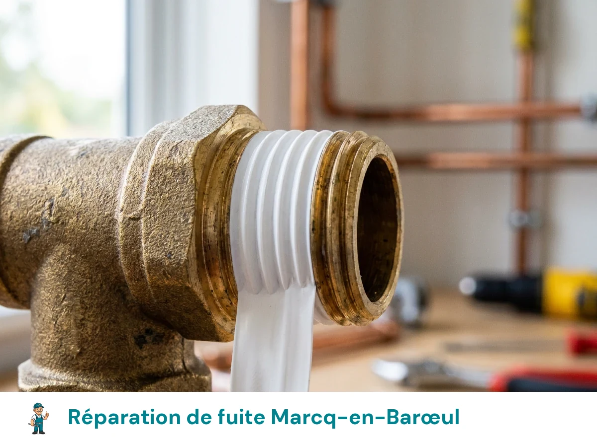 Réparation de fuite à Marcq-en-Barœul