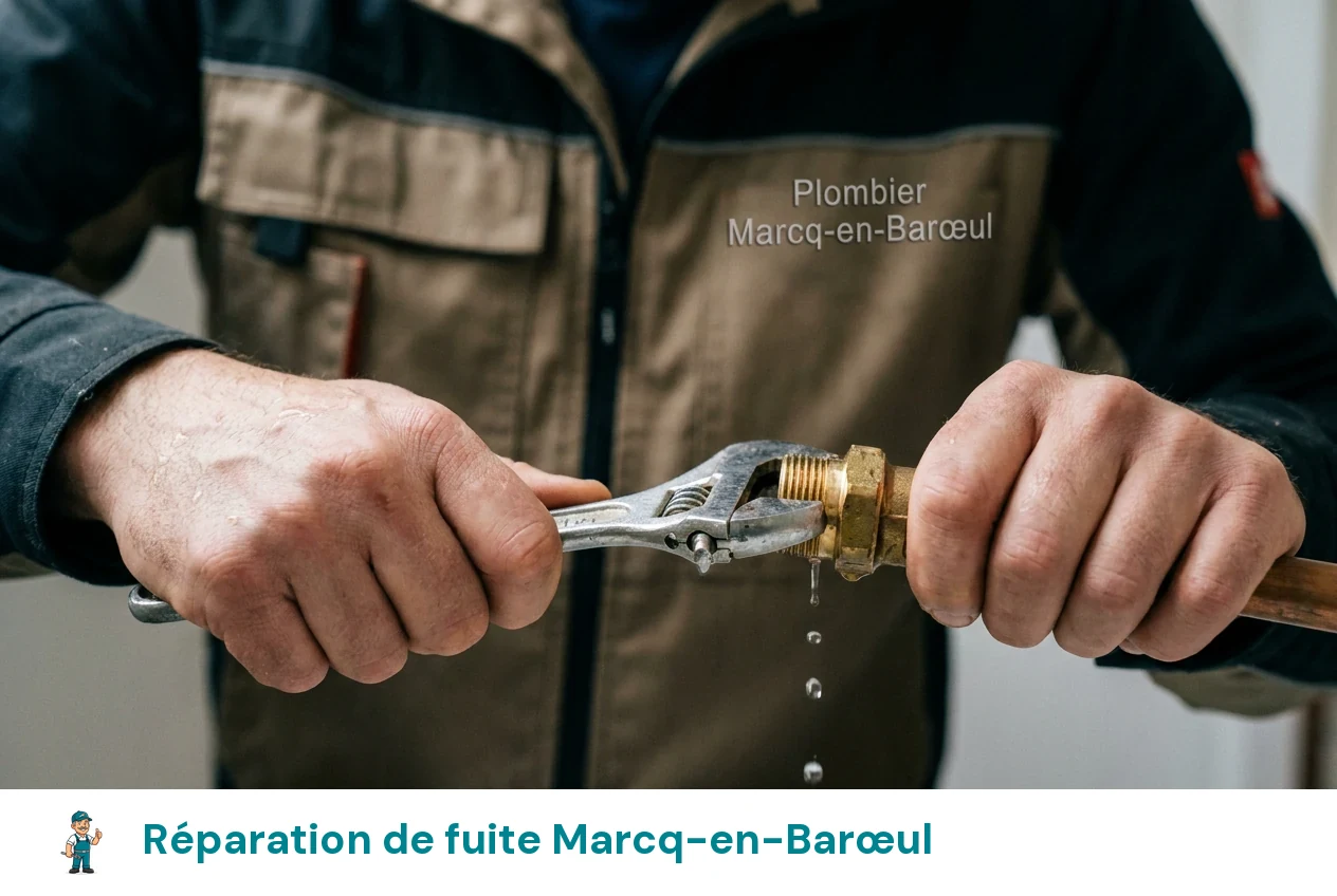 Réparation de fuite à Marcq-en-Barœul